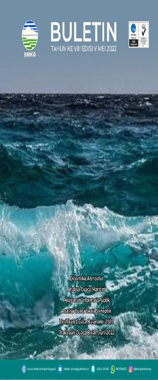 Sampul Buletin Meteorologi Maritim — Mei 2022