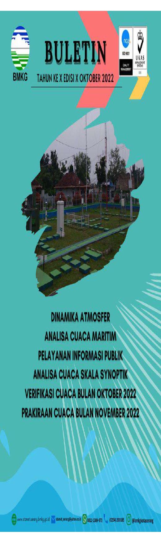 Sampul Buletin Meteorologi Maritim — Oktober 2022